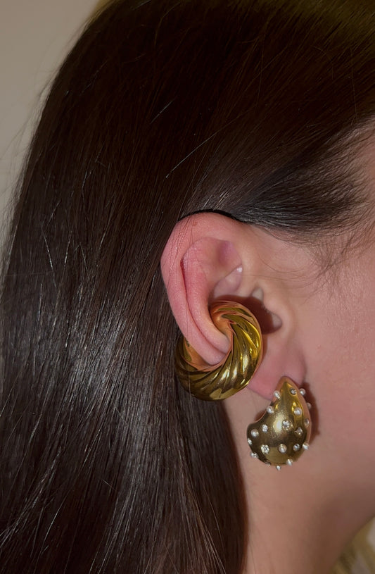 Earcuff ciambella gold